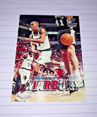 1997-98 Fleer TRADITIONS CRYSTAL Stephon Marbury #25 All-NBA ROOKIE SUPER RARE! • $0.99