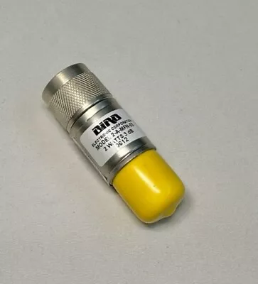 BIRD 2-A-MFN-03 RF COAXIAL ATTENUATOR 2W 3dB 4GHz MALE/FEMALE BNC CONNECTOR • $40