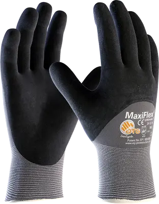12 X MaxiFlex® Ultimate 42-875 3/4 Coated Knitwrist Work Light Weight Gloves • £48.15