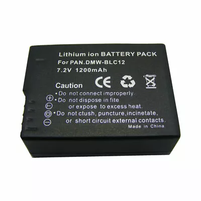 DMW-BLC12 Replacement DMWBLC12 Battery Pack For Panasonic Lumix G6 G5 G7 FZ1000 • £12.13