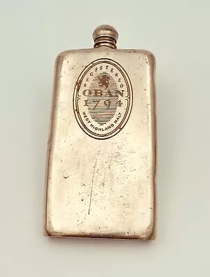 Vintage Pewter Flask West Highland Malt Oban 1794 Made In Sheffield  • $35