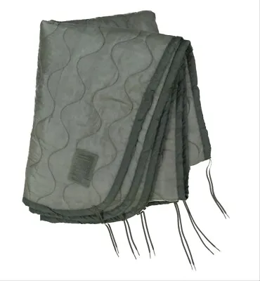 US Military Style Wet Weather Poncho Liner Woobie Blanket Made In USA Foliage • $34.99