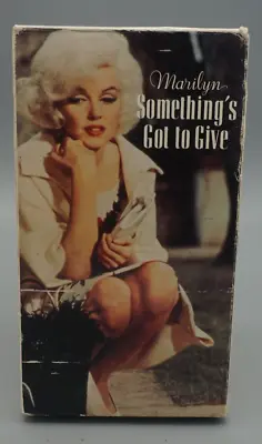 Marilyn Something Got To Give *** Marilyn Monroe VHS Documentary 1990 Rare Find • $32.99