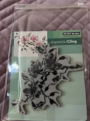 Penny Black Cling Rubber Stamp - Magnolia Rhapsody 40-535 • £9