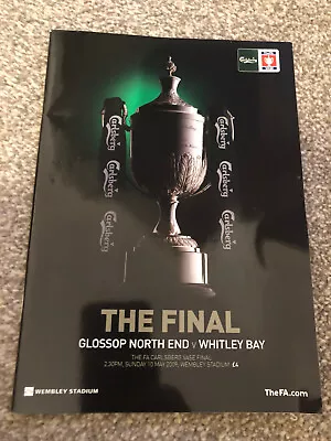 £4.95 • Buy 2009 FA Vase Final Glossop NE V Whitley Bay