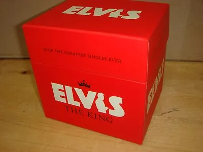 ELVIS PRESLEY Great 18 X CD Singles Box Set  Elvis The King  Numbered V.g.c. • $56.01