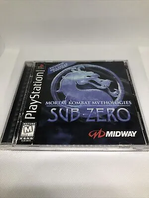 Mortal Kombat Mythologies: Sub Zero (Sony PlayStation 1 1997) PS1 Complete • $75