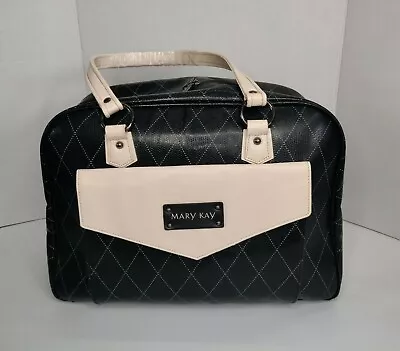 Mary Kay Deluxe Black Consultant Cosmetic Travel Luggage Tote Bag  • $34.99