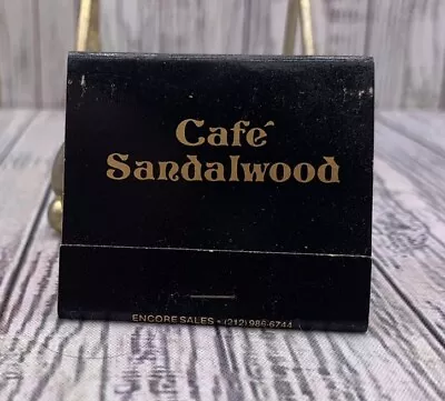 Vintage Matchbook Cafe Sandalwood Fine Dining Advertising Not Complete • $12.99