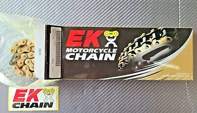 EK GOLD Chain 420SH-132 Made In JAPAN CR85 CRF150R KX606580 KTM 60SX 65SX Z50 • $47.96