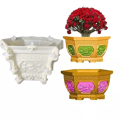 Planter MoldLarge Concrete Planter Mold For Flower Pot Making12.99 * 11.81 ... • $155.32