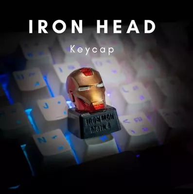 IRONMAN MARVEL Key Cap Keyboard  THAI Artisan Handmade Craft Model Hero Comic • $39