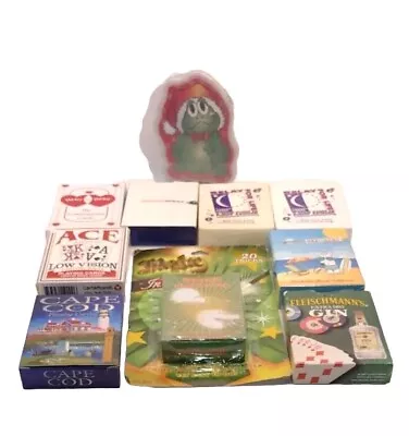 Playing Card Lot Of 10 Collectible Cards Sketchers Magic Blank Deck Santa Frog + • £17.34