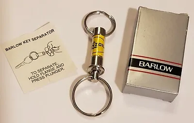 Vintage NEW Pennzoil Car Motor Oil Can  Keychain Key Ring Advertising Barlow Box • $18.95