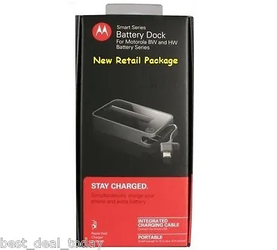 OEM Motorola HW4X Spare Battery+External Dock Charger For Droid Bionic XT875 • $53.45