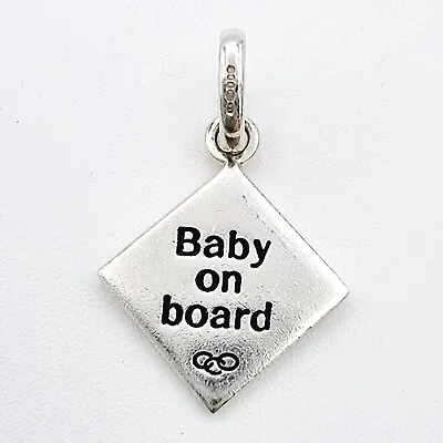 Links Of London Baby On Board Maternity Sterling Silver Charm • £25