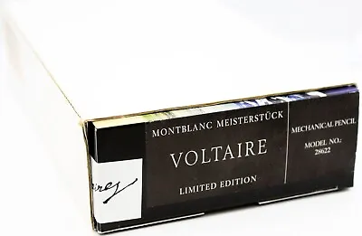 Montblanc Writers Edition Voltaire LE Mechanical Pencil - TAPE SEALED • $980