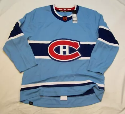 MONTREAL CANADIENS Size 52 Large 2022 Reverse Retro 2.0 ADIDAS NHL HOCKEY JERSEY • $93.43