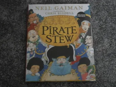 Neil Gaiman & Chris Riddell: Pirate Stew: Dual Signed Uk First Edition Hardcover • £20