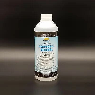 Isopropyl Rubbing AlcoholIsopropanol 100% IPA Sanitiser1 Litre Disinfectant • $15.50