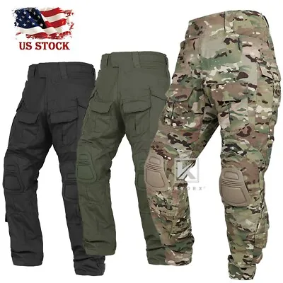 KRYDEX G3 Combat Trouser Men's Tactical Pants Knee Pads Army Paintball Clothing • $78.95