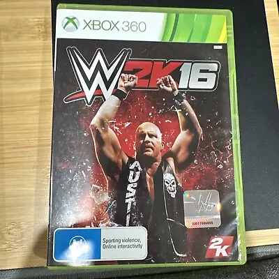 WWE 2k16 - Xbox 360 PAL Sports Wrestling Game  W2K16 - Fast Post • $11