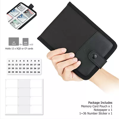 Camera Carrying Memory Card Case Holder Pouch Protector Storage For XQD CF Cards • $17.59