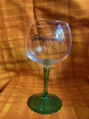 Large Tanqueray Gin Glass Goblet Balloon Large Green Stem • £6.50