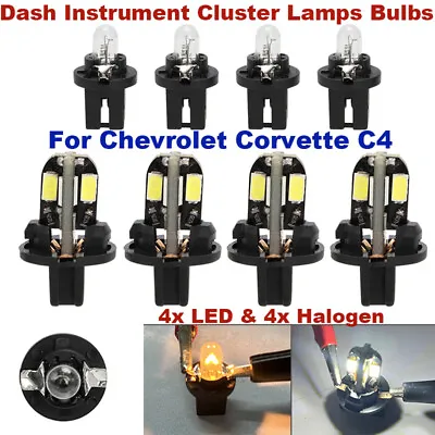 For 84-89 C4 CORVETTE UPGRADE LED DASH INSTRUMENT CLUSTER LAMPS 7073 882 Halogen • $32.99