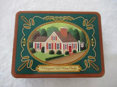 Vintage Original Toll House Cookie Metal Tin 8x6x2.5  - Empty • $9.75