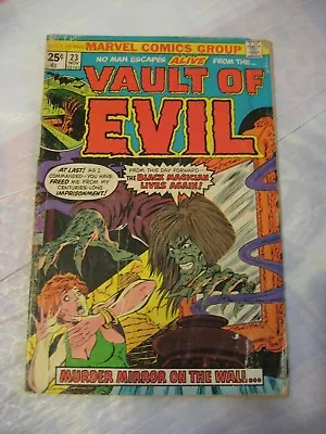 Vault Of Evil #23 Fair To Good Condition 1975 Marvel Comics • $8.86