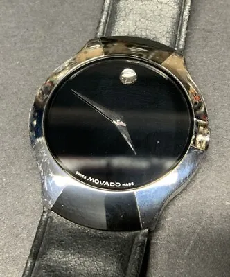 Movado Allia Sapphire Crystal Swiss Made 33mm Men’s Watch Working • $249.95