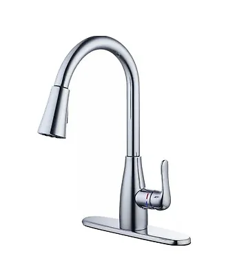 Glacier Bay McKenna Single-Handle Pull-Down Sprayer Kitchen Faucet Chrome • $44.99