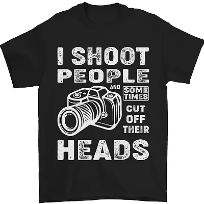 Photography I Shoot People Photographer Mens T-Shirt 100% Cotton • $10.56