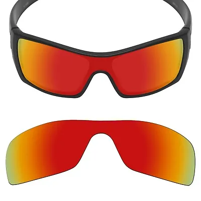 Hdhut POLARIZED Replacement Lenses For-Oakley Batwolf Sunglasses Fire Red OO9101 • $9.74
