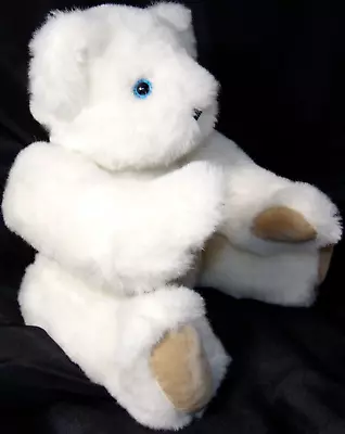 Authentic Vermont Teddy Bear Co. Classic Jointed White Bear . • $26.99