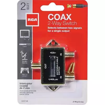 RCA A/B Coax Switch VH71R RCA VH71R 079000403494 • $10.19