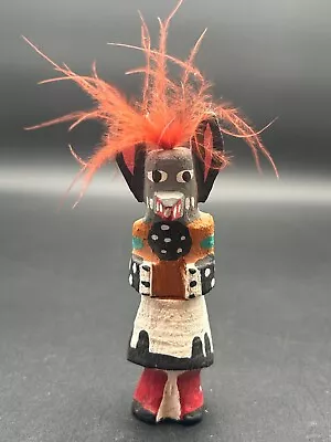 Vintage Native American Route 66 Mini Painted Kachina Wolf • $34.95