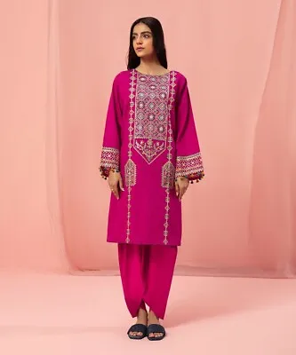 Pakistani Branded Sapphire 2 Piece Emberiored Suit • £22