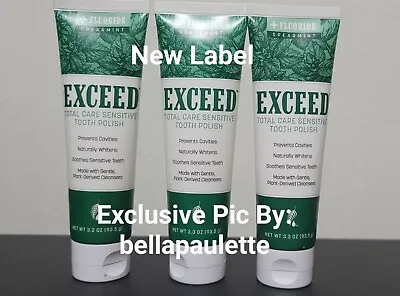 3PK Melaleuca Spearmint Total Care Sensitive Tooth Polish Paste 3.3 Oz • $38.87