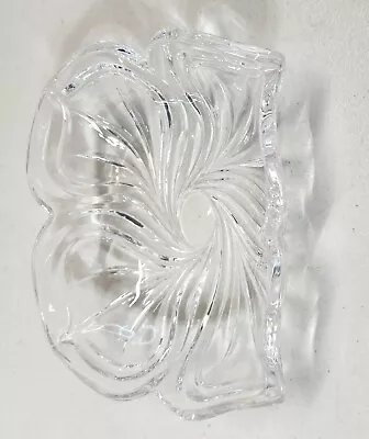 Mikasa Flores Clear Crystal Candy Dish Trinket Bowl Home Decor  • $9.99