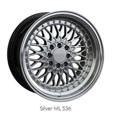 Xxr Wheels 536 18x9 Et32 5x100 5x114.3 Shadow Silver Machined Lip New In Boxes • $1333.93