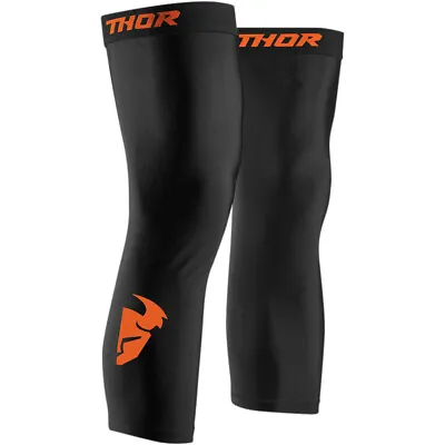 THOR MX Motocross COMP Knee Guard Sleeve One Pair (Black) Choose Size • $21.53