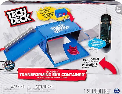 TECH DECK Transforming SK8 Container Pro Modular Skatepark With Exclusive Kids • $30.32
