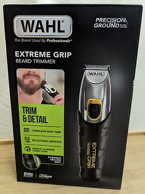 Wahl Pro Extreme Grip Lithium Ion Cordless Beard & Stubble Hair Trimmer - NEW • £29.99