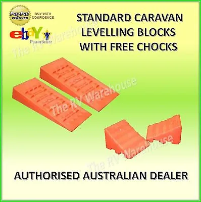 Standard Leveling Blocks Ramps Leveling System Caravan Rv Car Jayco Camper Parts • $44.95