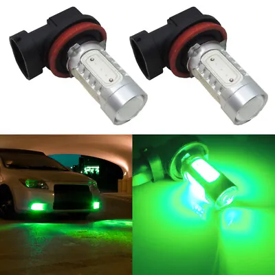 2pcs Super Bright Green H11 H8 LED Fog Light Bulbs Car Fog Lamp Conversion Kit • $25.76