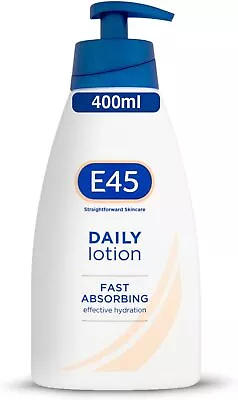 New E45 Moisturising Lotion Pump 400g & 500g - Dermatological - Skin Care Cream • £7.99