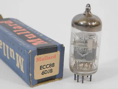 Mullard 6DJ8 ECC88 Vintage 1963 NOS GA2 Round Getter Vacuum Audio Tube • $70