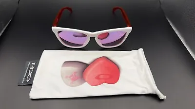 Oakley Valentines Day Prototype White/Pink W/ Pink Clear Iridium Lenses • $1425